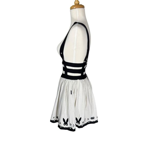 Little For Big Skirt W/ Harness White Darko Bad Bunny Cosplay Costume Sz XS - Picture 6 of 11